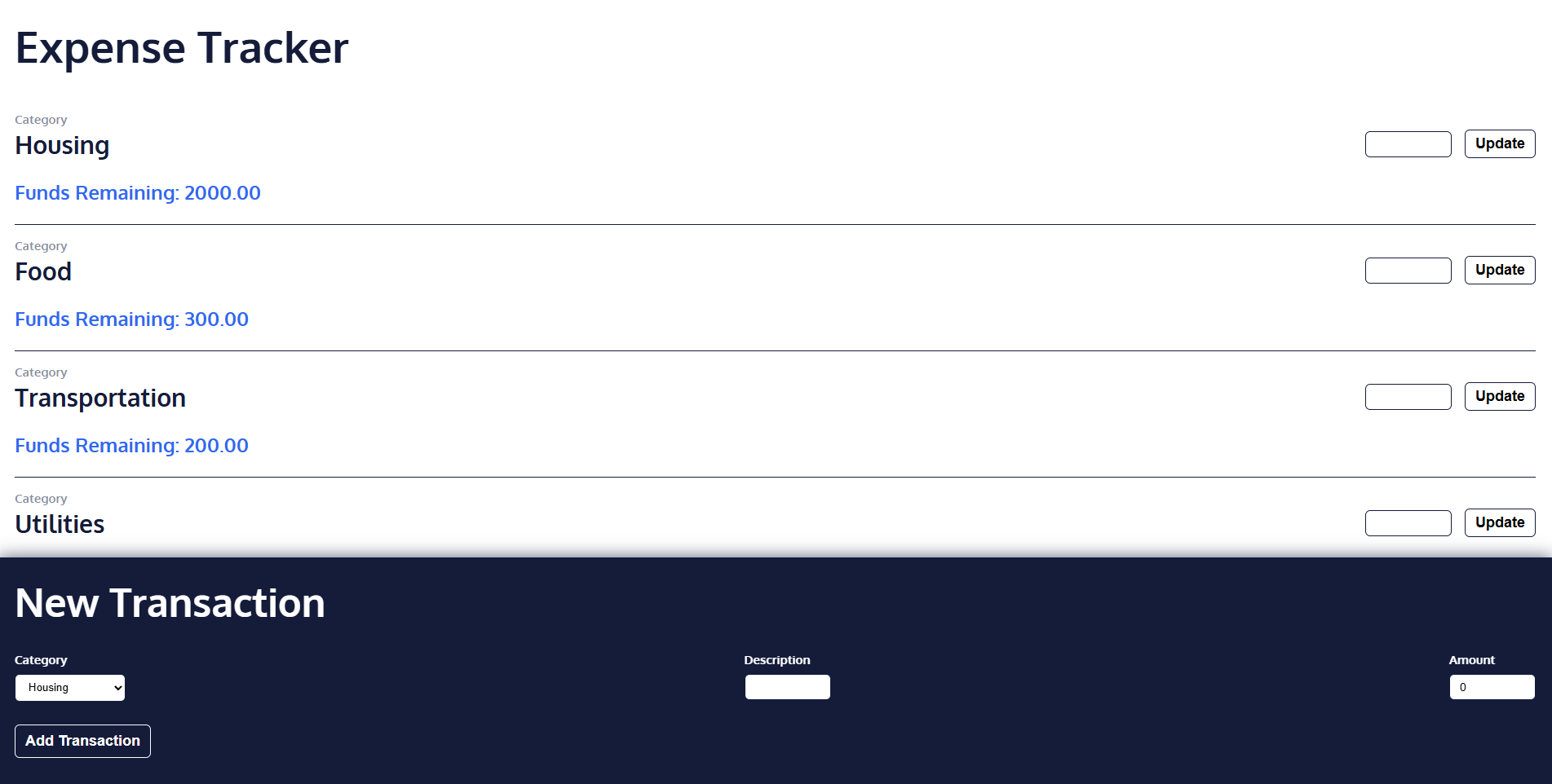 Expense Tracker